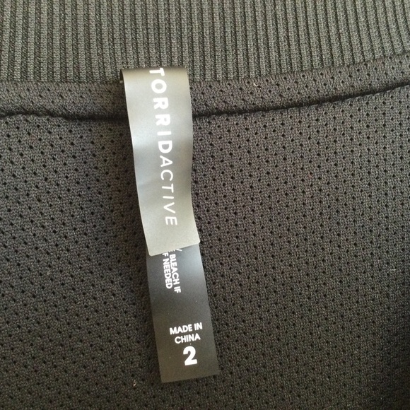 Torrid Black Bomber Athletic Jacket Size 2 (18/20) - Picture 8 of 12